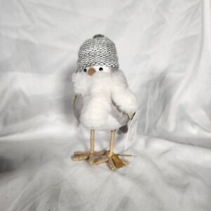 2022 Target Wondershop Holiday Christmas White Purl Featherly Friend Fabric Bird